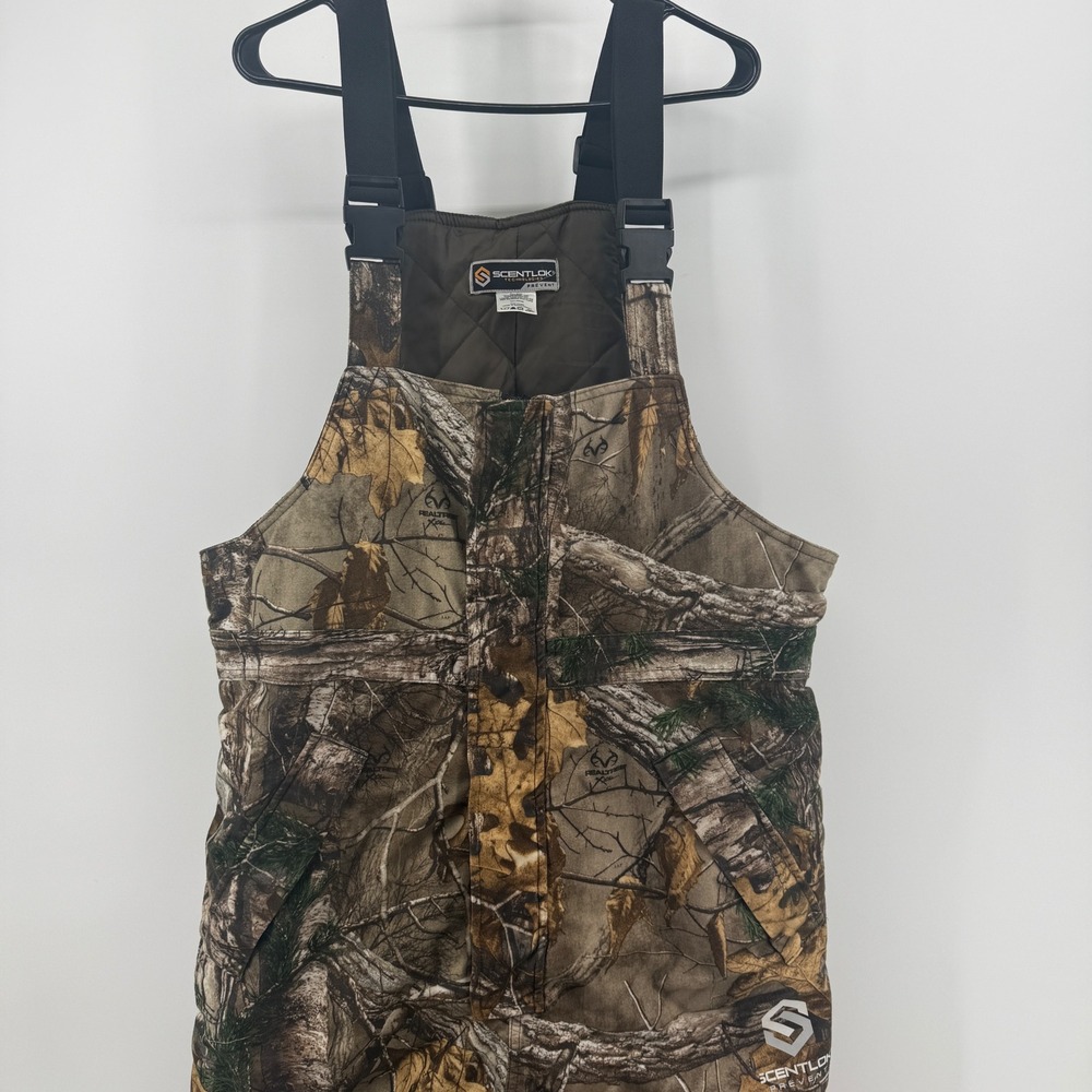 ScentLok Prevent Realtree Xtra Camo Hunting Bibs Insulated Overalls Mens XXL